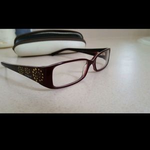 Bordeaux VOGUE glasses + case